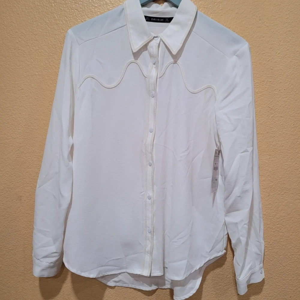 Zara trafaluc  shirt  long sleeve - Picture 2 of 9